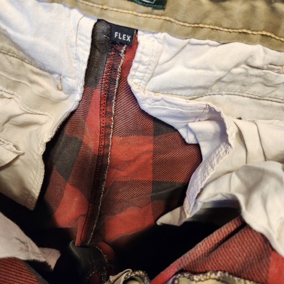 American Eagle Outfitters Pants Men's 29 X 30 Tan Cotton Slim Fit Straight Leg - Picture 8 of 16